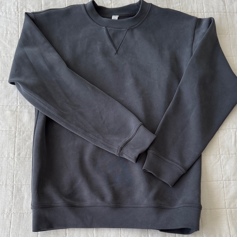 lululemon athletica Dark Gray Crewneck Sweater